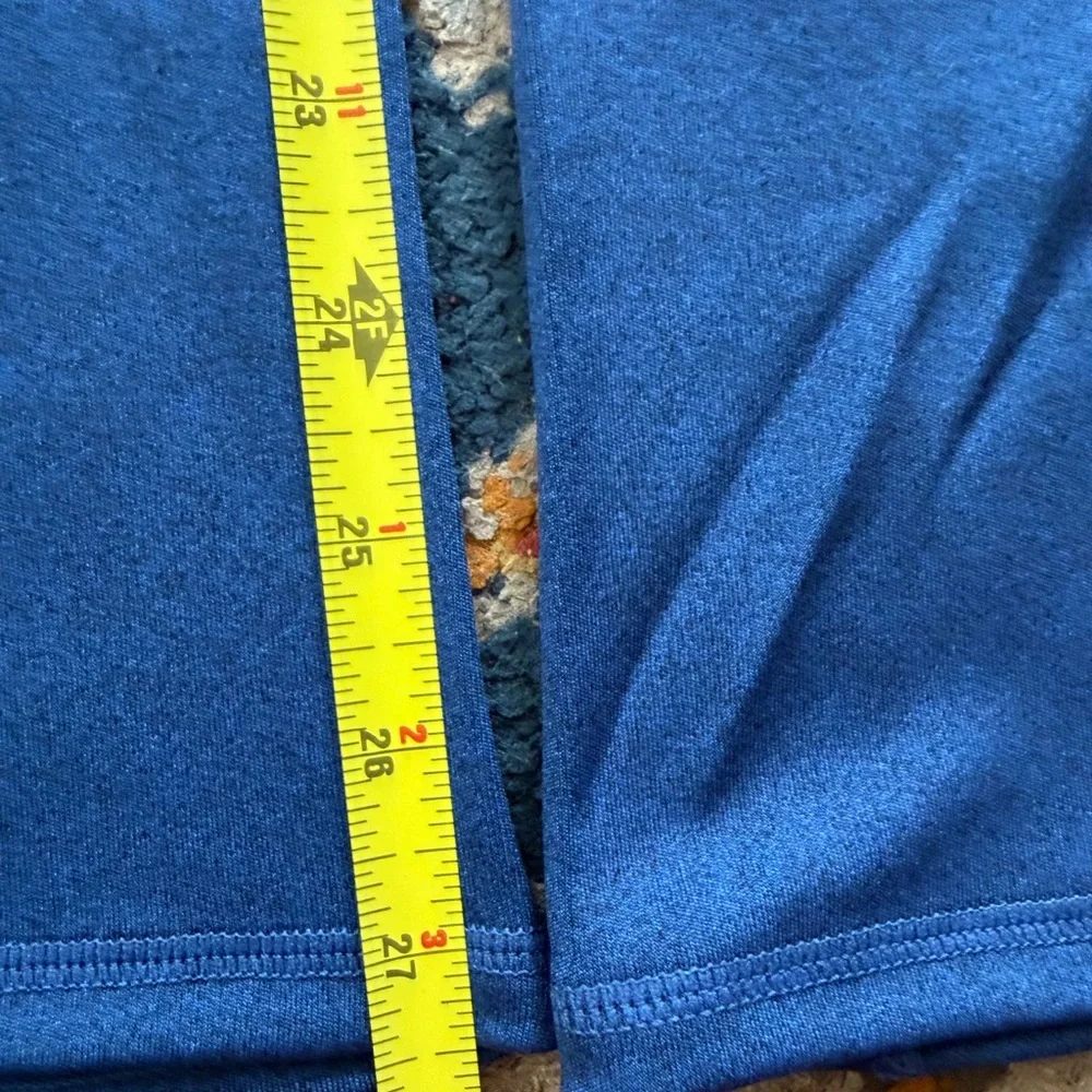 Halara Blue Super High Waistband Foldover Pocket Full Length Flare Leggings XS